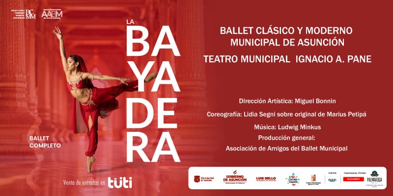 Imagen del evento Ballet La Bayadera - Función de los 10 años de Más Danza