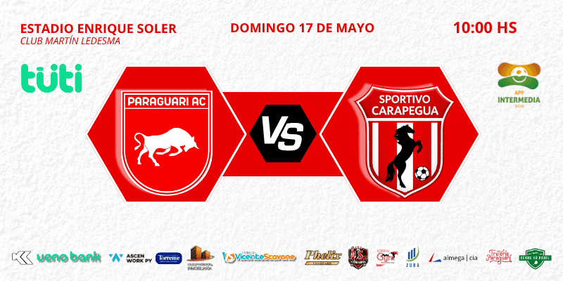 Imagen del evento Paraguari AC vs. Sportivo Carapeguá